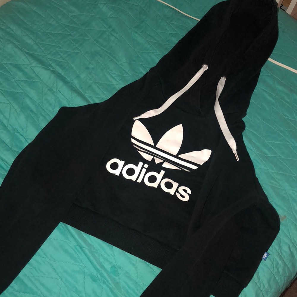 Adidas crop hoodie